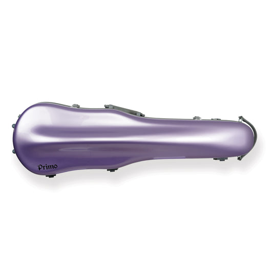 Primo CN-6150 Fibreglass Arrow Shaped Violin Case-Purple