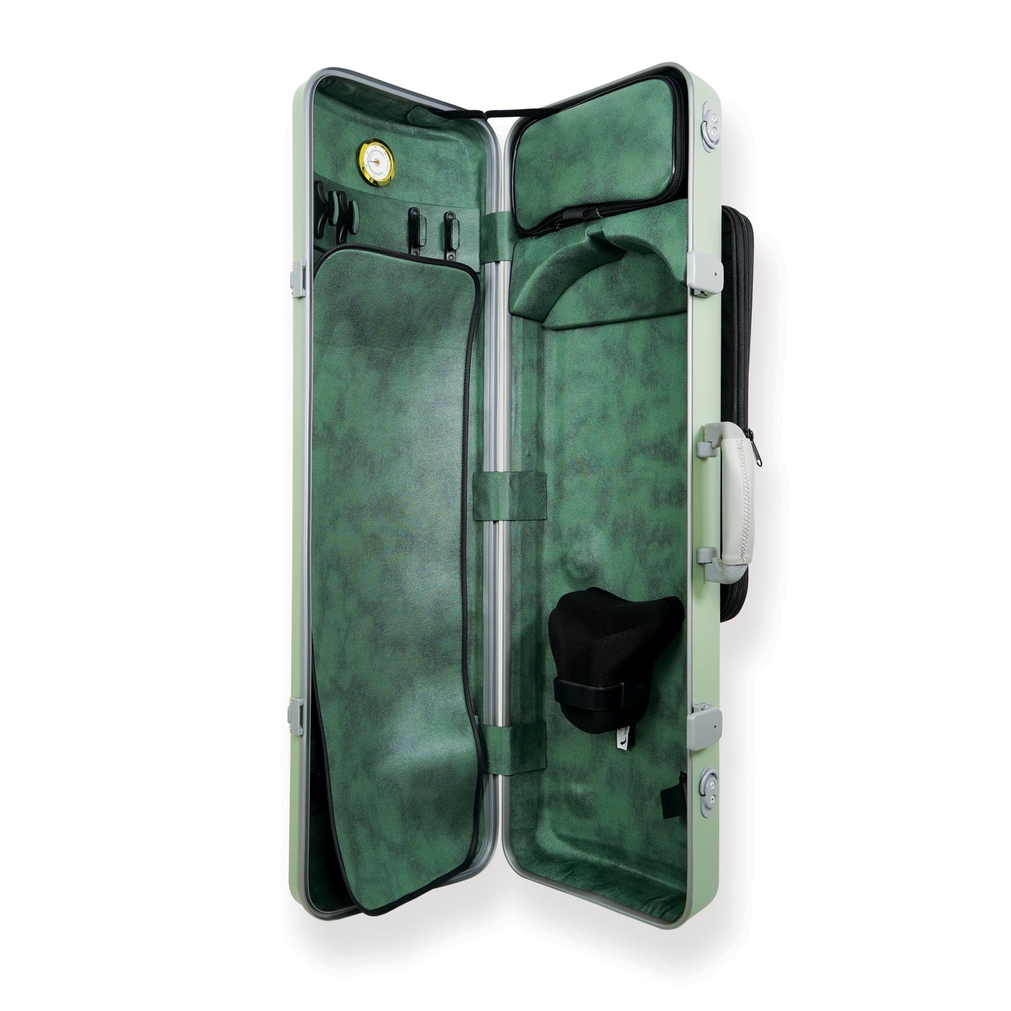 Primo CN-6195 Carbon Fibre Oblong Violin case-Open