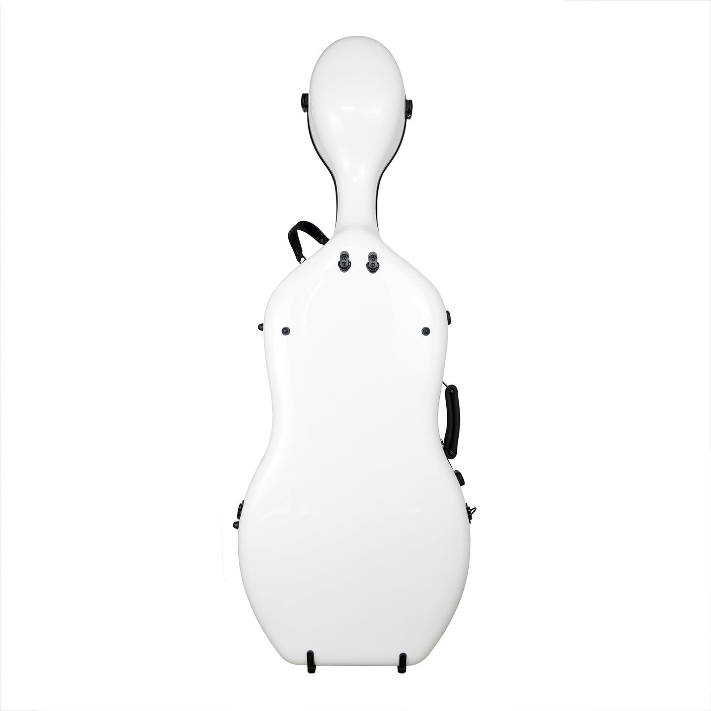 Primo CC-6380 Carbon Fibre Cello Case-White-Back