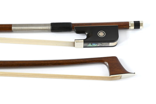 Arcos Ipe Cello Bow, Nickel-mounted, octagonal