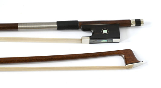 Arcos Ipe Violin Bow, Nickel-mounted, round 4/4