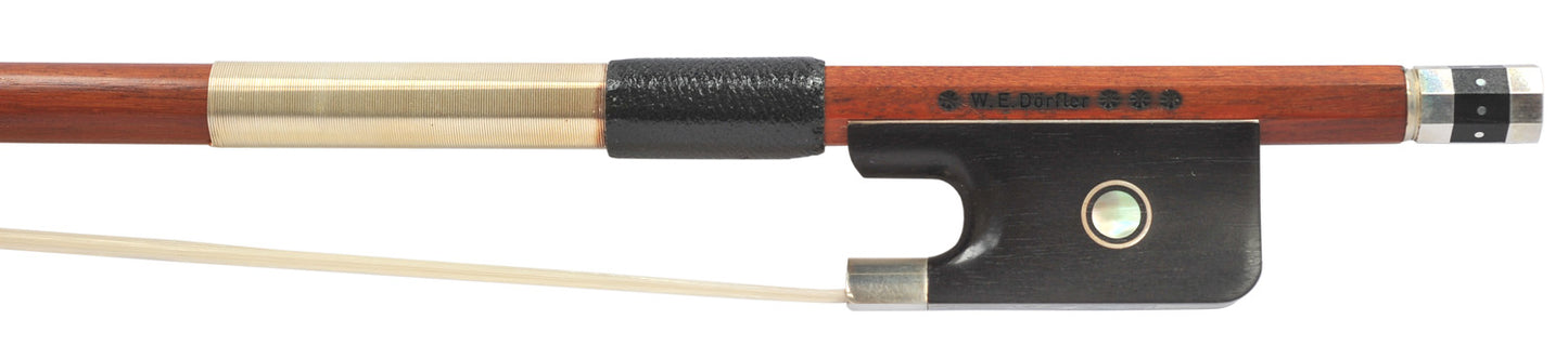 W.E. Dorfler** Viola Bow, silver/ebony, round