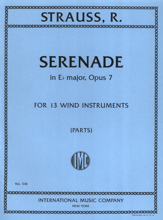 IMC Strauss R. Serenade in E-flat major Opus 7 No. 519