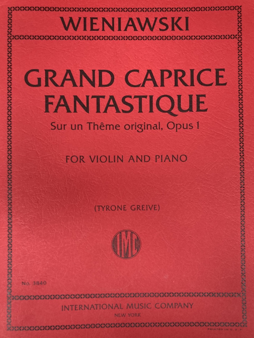 IMC Wieniawski-Grand Caprice Fantastique 3840