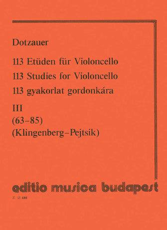Hal Leonard Dotzauer 113 Studies for Violoncello-2