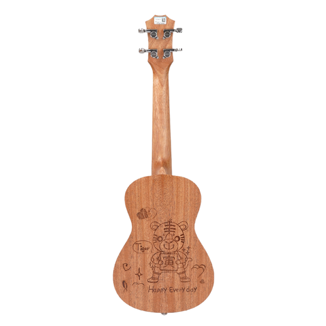 UKBOY 12 Zodiac Ukulele-Tiger-A
