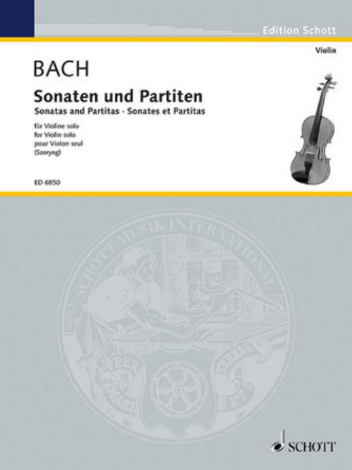 Hal Leonard Bach Sonatas and Partitas for Violin solo