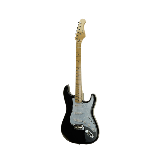 Xin Yi Bao KA-ST Electric Guitar BK + Outfit