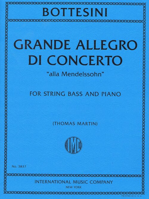 IMC Bottesini Grande Allegro Di Concerto No. 3837