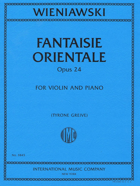 IMC Wieniawski Fantaisie Orientale op.24 No.3845