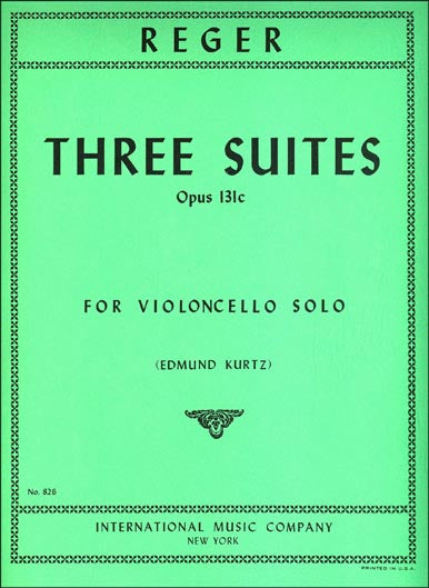 IMC Reger Three Suites op.131c 826