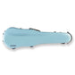 Primo CN-6150 Fibreglass Arrow Shaped Violin Case--Baby-Blue
