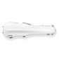 Primo CN-6150 Fibreglass Arrow Shaped Violin Case-White