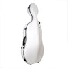 Primo CC-6385 Montagnana Carbon Fibre Cello Case-White-Angle