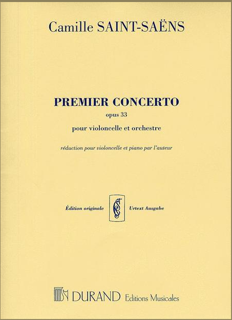 Hal Leonard Camille Saint Saens Premiere Sonate Op. 33 for Cello and Orchestra