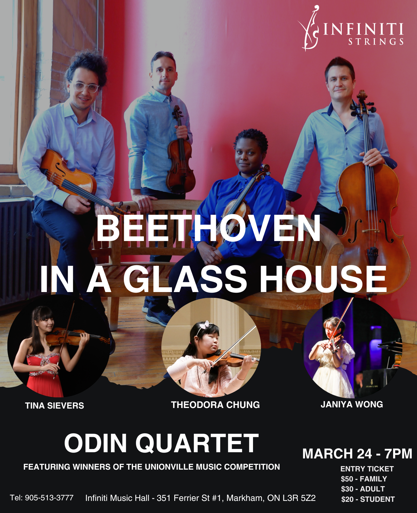 Odin Quartet Concert: Beethoven In A Glass House