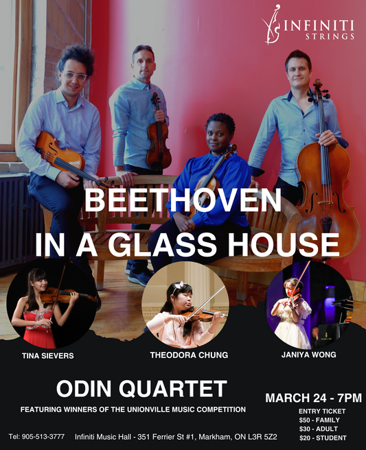 Odin Quartet Concert: Beethoven In A Glass House