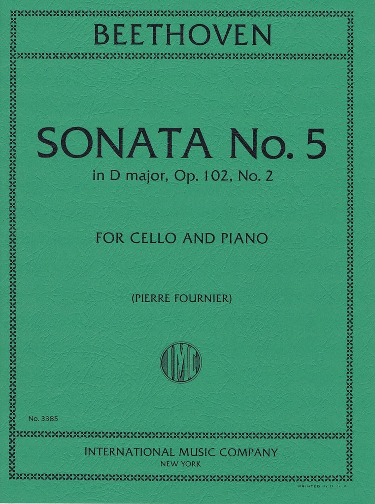 IMC Beethoven Sonata No.5 in D major No.3385