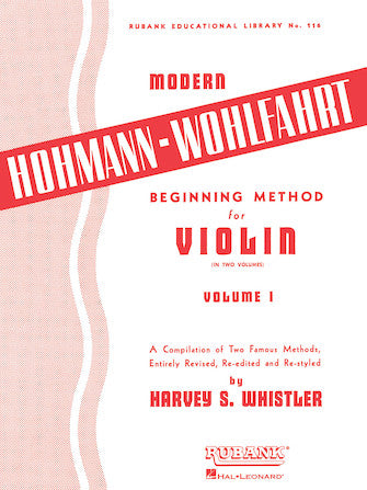 Hal Leonard Hohmann-Wohlfahrt Beginning Method for Violin 1
