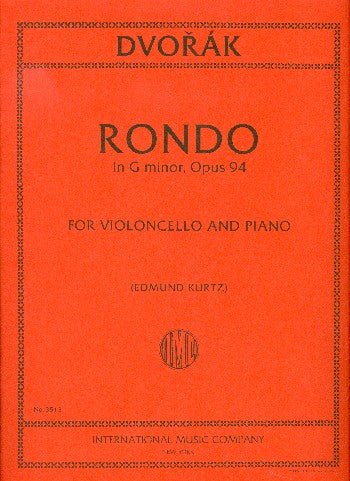 IMC Dvorak Rondo in G Minor Op.94 For Violoncello and Piano No.3513