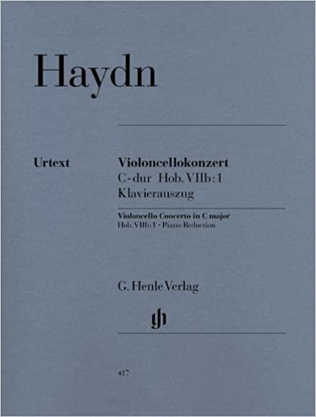 Haydn Cello Concerto in D Major Hob.VIIB: 2 Urtext