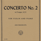 IMC Mozart Concerto No.2 in D major K.211 For Violin and Piano No. 2506