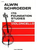Carl Fischer Alwin Schroeder 170 Foundations Studies for Violoncello V1
