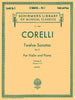 Hal Leonard Corelli Twelve Sonatas Op. 5 For Violin and Piano Volume 2