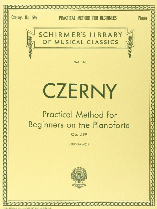 Hal Leonard Practical Method Beginners Czerny Op.599