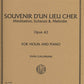 Tchaikovsky Souvenir D'un Lieu Cher Op.42 for violin and piano No.3193