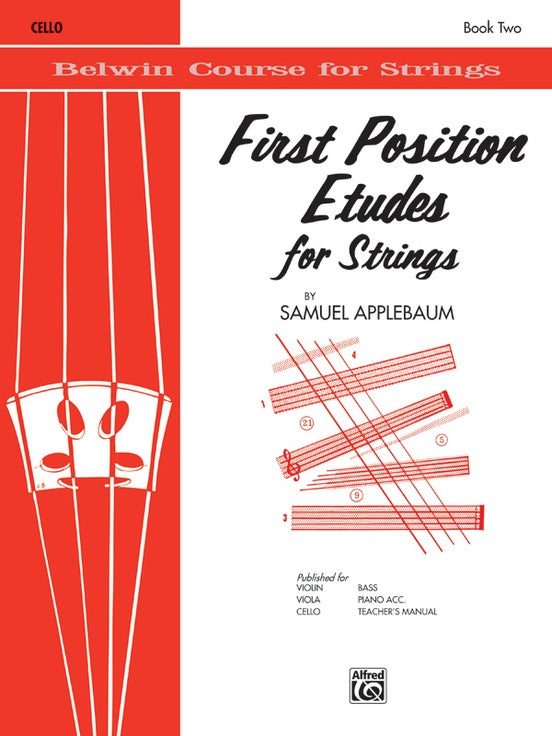 Alfred First Position Etudes for Strings Cello