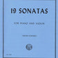 IMC 19 Sonatas (for Piano and Violin) - Mozart#2750&3205