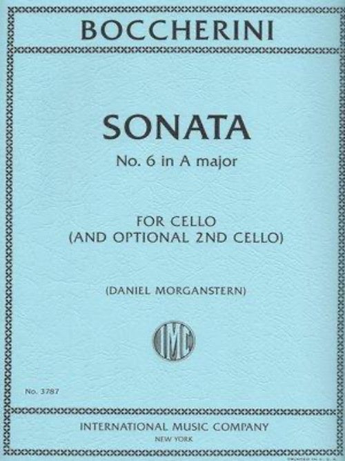 IMC Boccherini Sonata No. 6 in A Major For Cello No. 3787