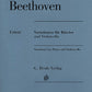 Hal Leonard Beethoven Variations for Piano and Violoncello