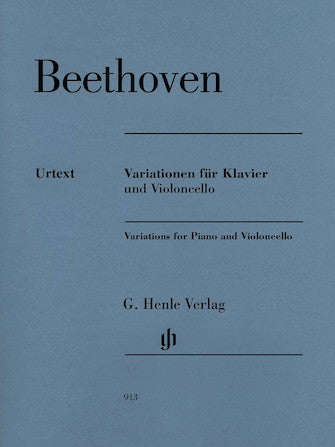 Hal Leonard Beethoven Variations for Piano and Violoncello