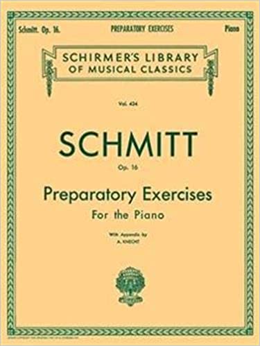 Hal Leonard Schmitt op.16 Preparatory Exercises for the piano