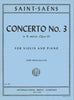 IMC Concerto No. 3 in B minor Op. 61 for Violin and Piano - Saint-Saens No. 1967