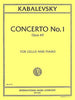 IMC Kabalevsky Concerto No. 1 Opus 49 For Cello and Piano No. 3113