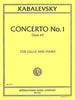 IMC Kabalevsky Concerto No. 1 Opus 49 For Cello and Piano No. 3113