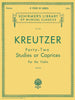 Hal Leonard Kreutzer 42 Etude ou Caprices for Violin