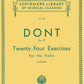 Hal Leonard DONT Op.37 24 Exercises (Svecenski)