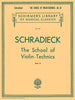 Hal Leonard Schradieck School Of Violin Technics