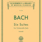 Hal Leonard Bach Six Suites For Violoncello Solo