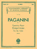 Hal Leonard Paganini Op.1 24 Caprices for the Violin