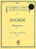 Hal Leonard Dvorak Romance Op.11 for Violin and Piano