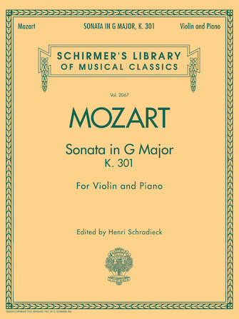 Hal Leonard Mozart Sonata in G Major K.301