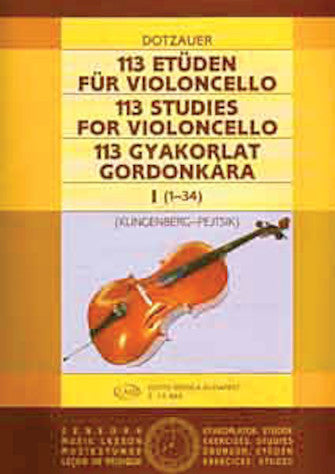 Hal Leonard Dotzauer 113 Studies for Violoncello