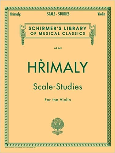 Hal Leonard Hrimaly Scale-Studies For the Violin