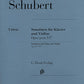 Hal Leonard Sonatinas for Piano and Violin Op. 137 - Schubert