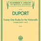 Hal Leonard Duport Twenty-one Etudes for the Violoncello books 1&2 Vol. 2095